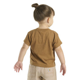 Youth Girls Short Sleeve Vehicle T-Shirt - Carhartt Brown