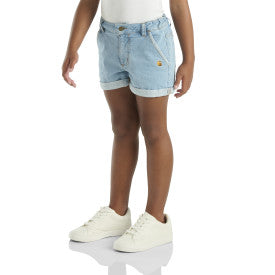 Youth Rugged Flex Denim Short - Light Wash