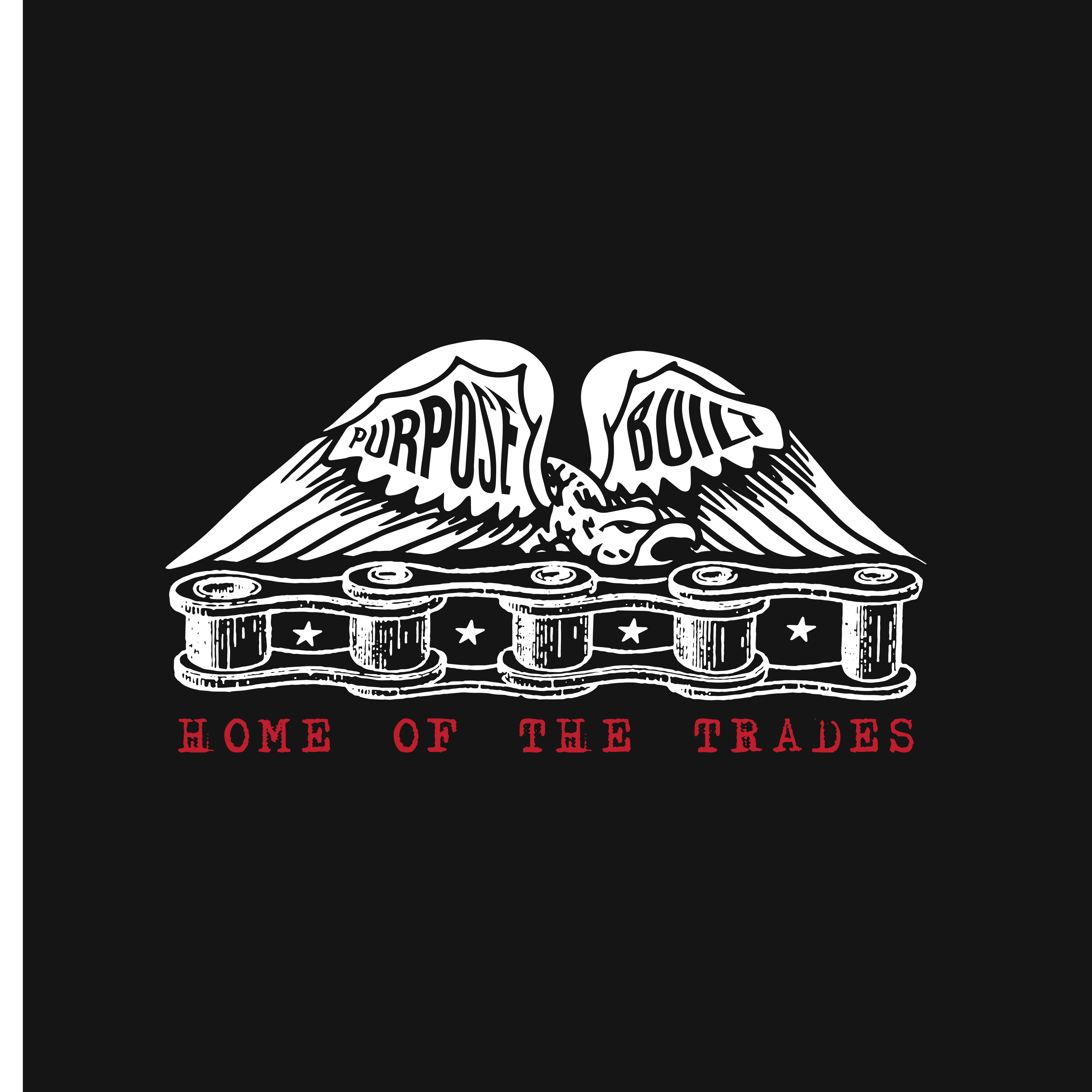 Youth Chain of Labor Tee, Black