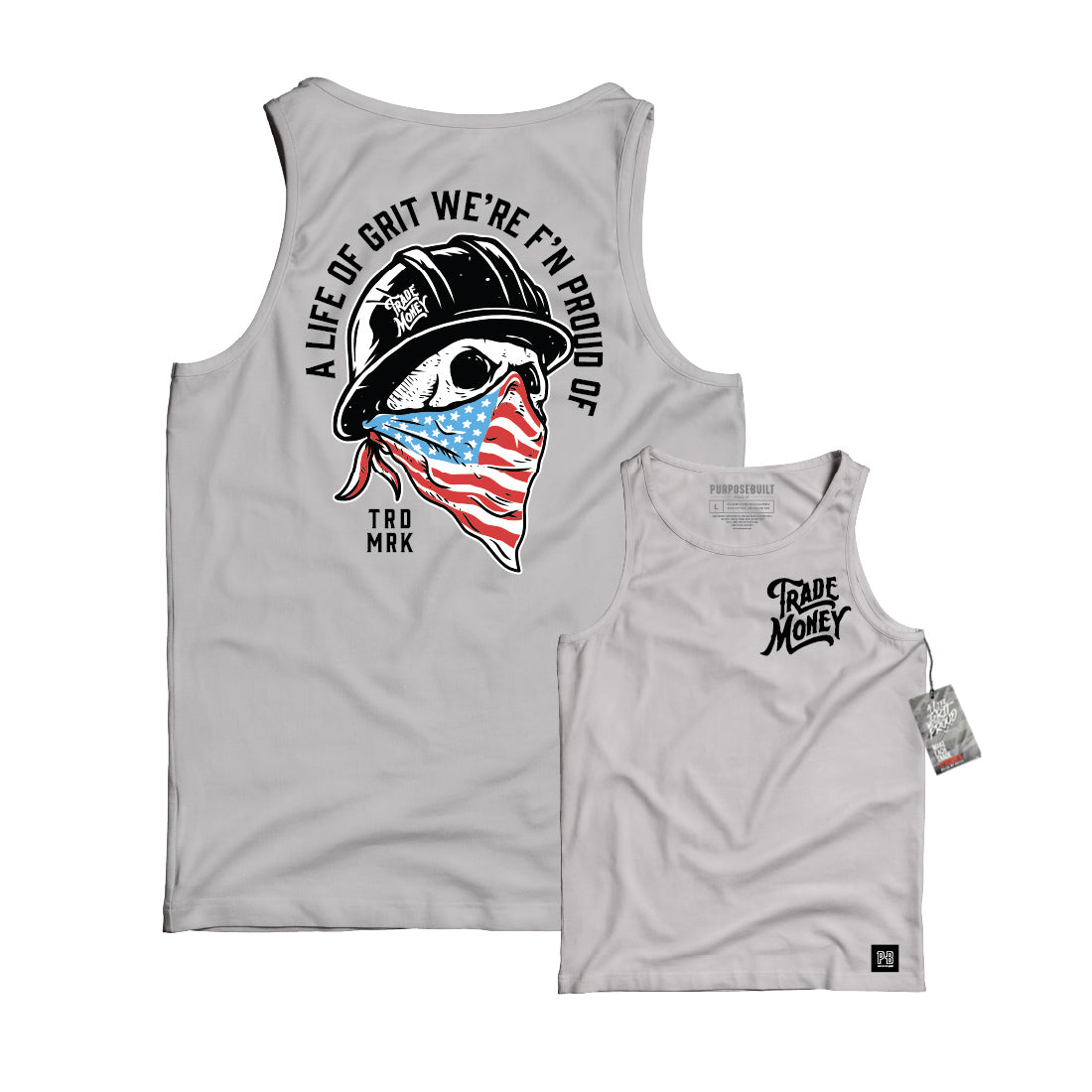 American Grit Tank, Grey