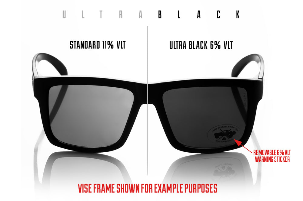Performance Quatro Matte Black - Ultra Black Lens