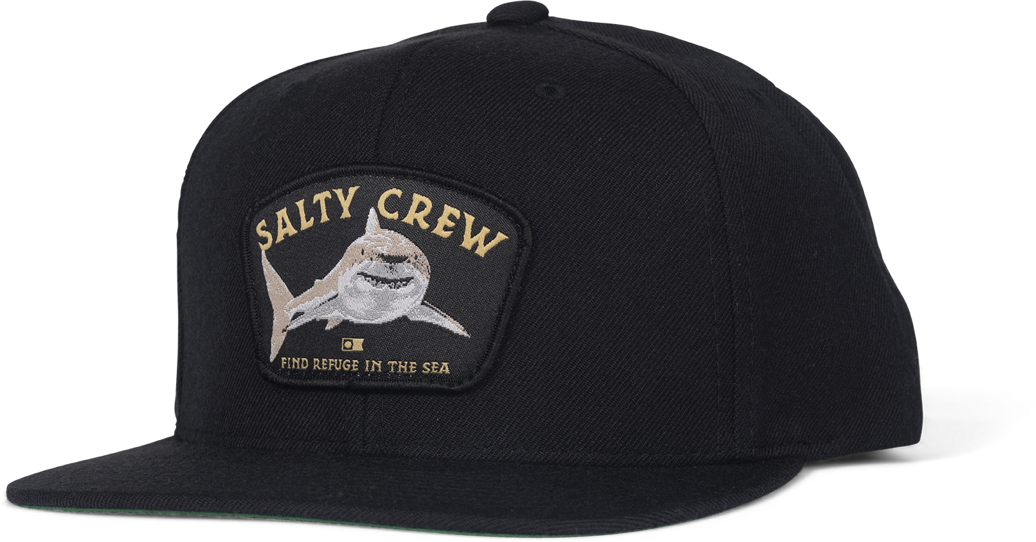 Lurking 6 Panel Hat, Black