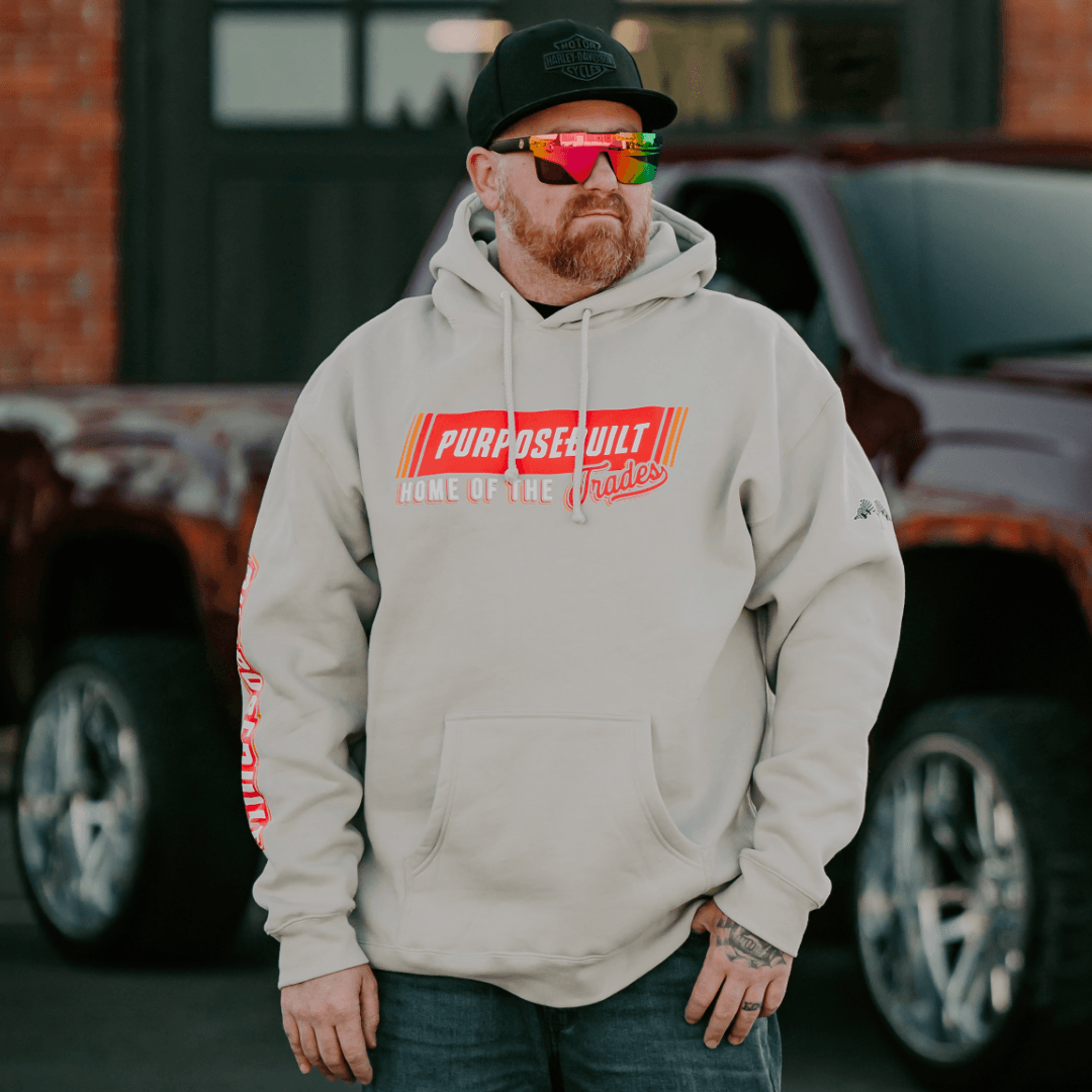 Block Hoodie - Smoke - Purpose-Built / Home of the Trades