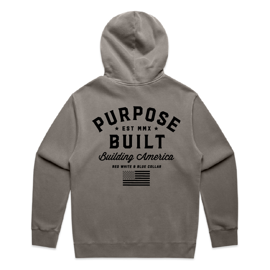 Freedom Hoodie HD, Faded Grey