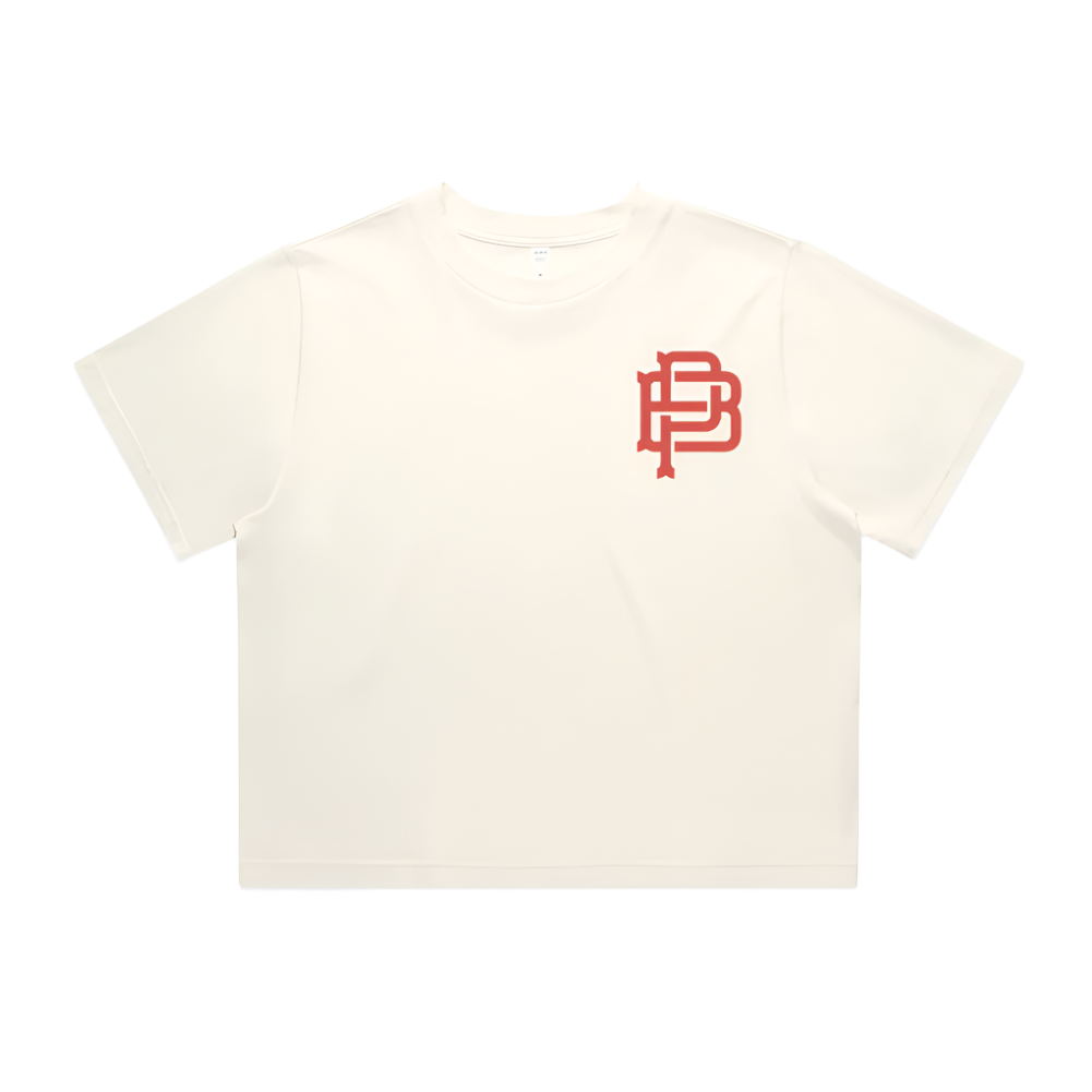 Freedom Chasers Crop, Faded Bone