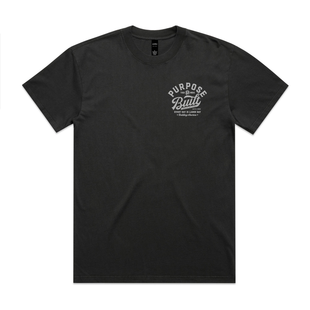 Youth Script Tee, Black