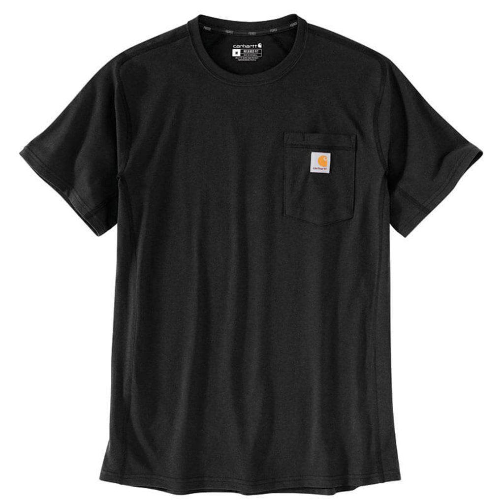 Carhartt force® relaxed fit midweight short-sleeve pocket t-shirt - Black - Purpose-Built / Home of the Trades