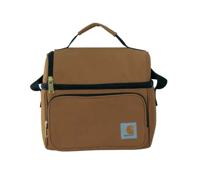 Insulated 12 can two compartment lunch cooler - Carhartt Brown - Purpose-Built / Home of the Trades