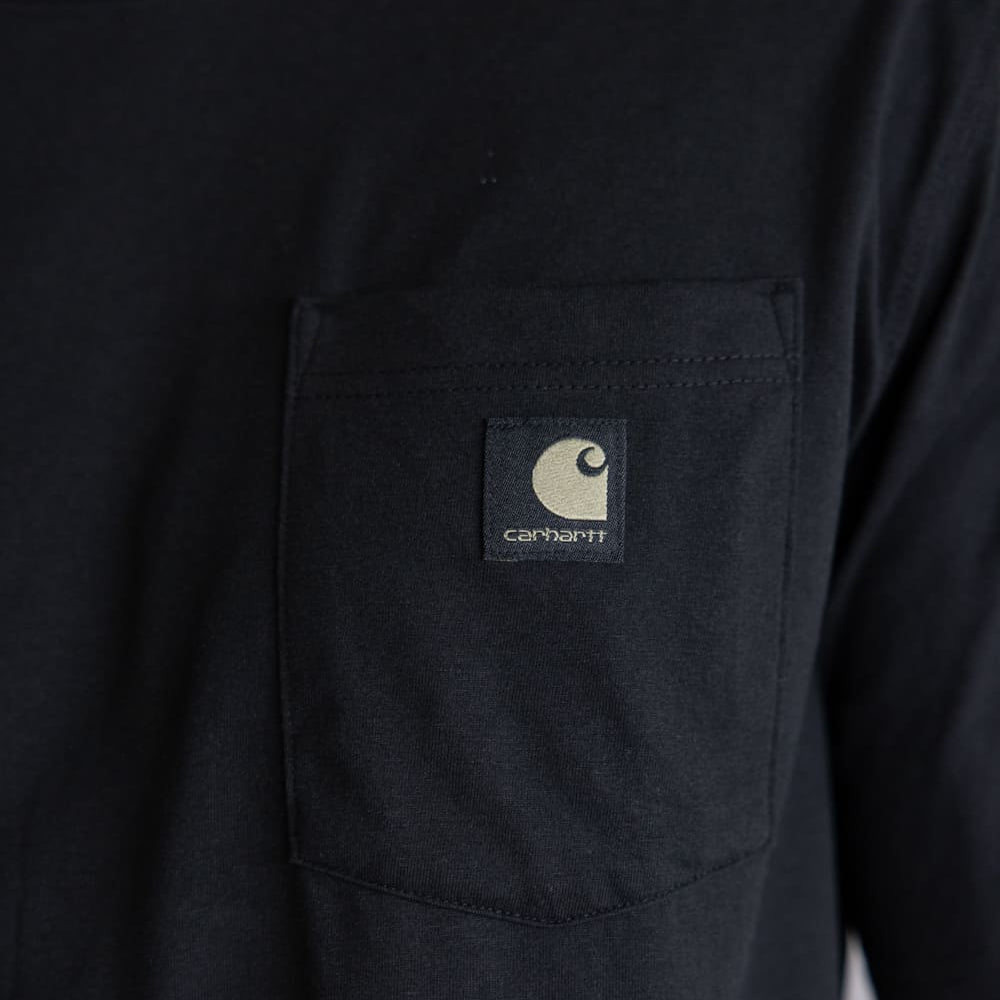 Pocket Camo Graphic Tee- Black