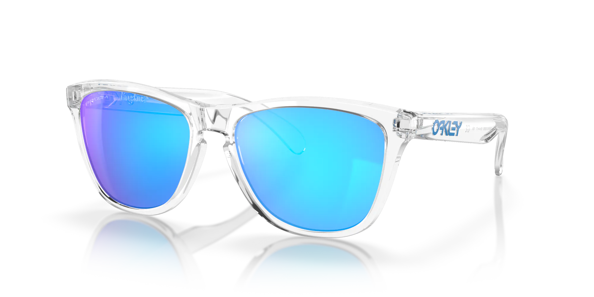 Frogskins™ - Crystal Clear Frame w/ Prizm Sapphire Lens