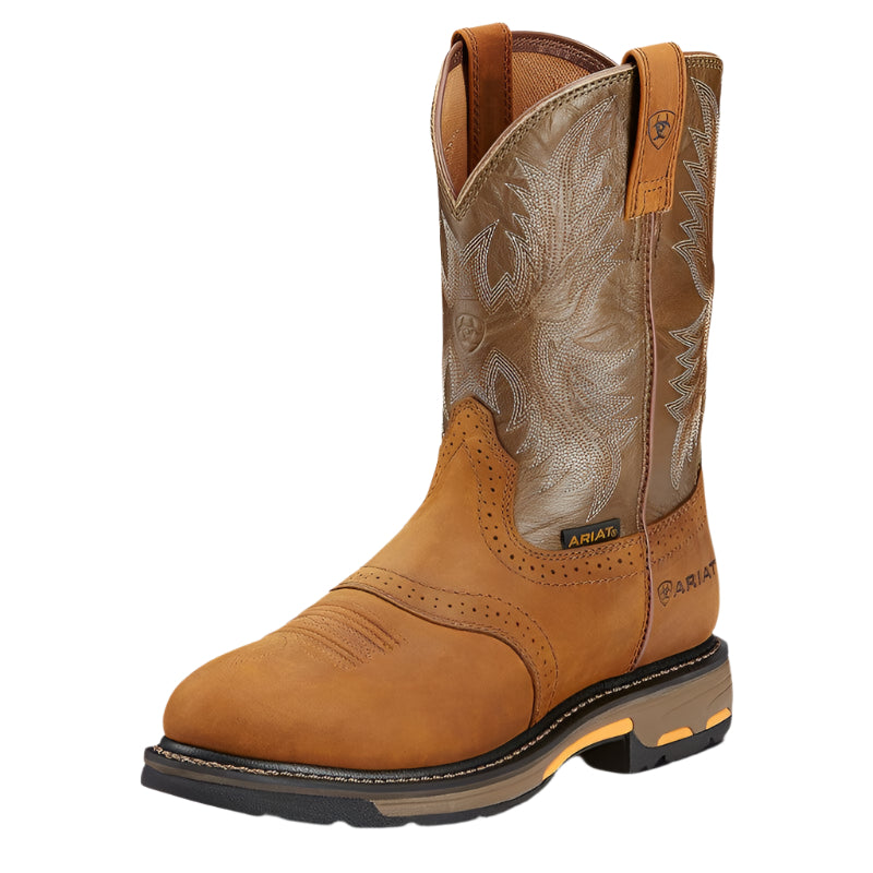WorkHog Pull-on Work Boot - Aged Bark - Purpose-Built / Home of the Trades