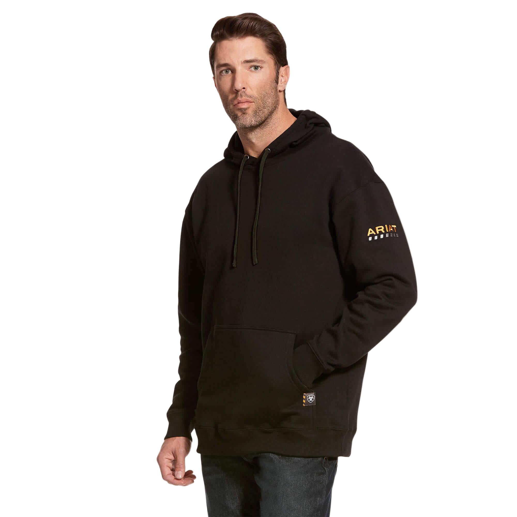 Rebar Workman Hoodie - Black - Purpose-Built / Home of the Trades