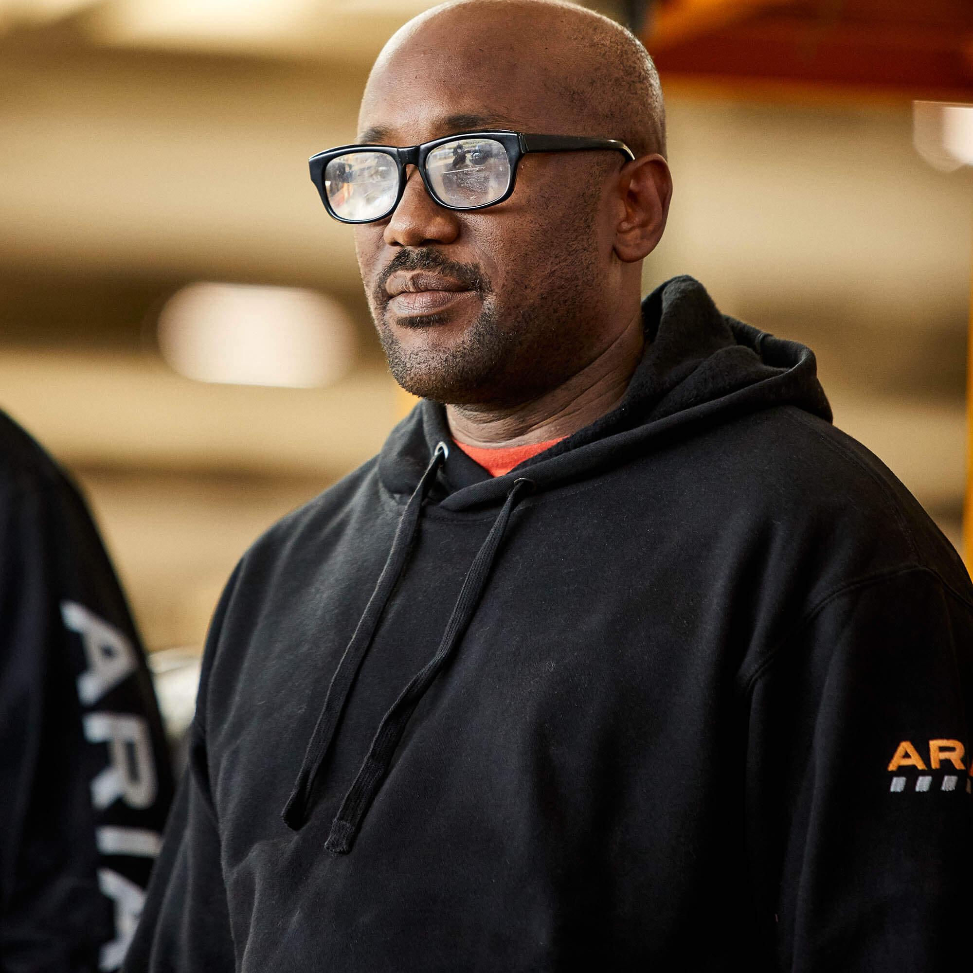 Rebar Workman Hoodie - Black - Purpose-Built / Home of the Trades