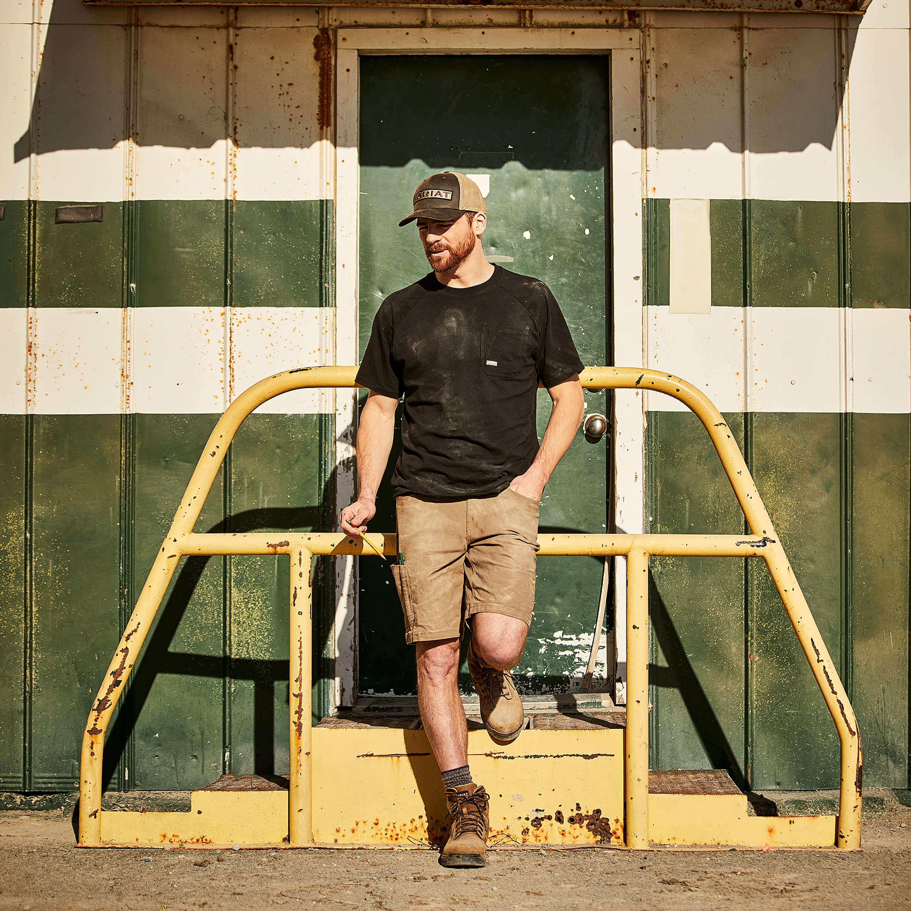 Rebar Cotton Strong T-Shirt - Black - Purpose-Built / Home of the Trades