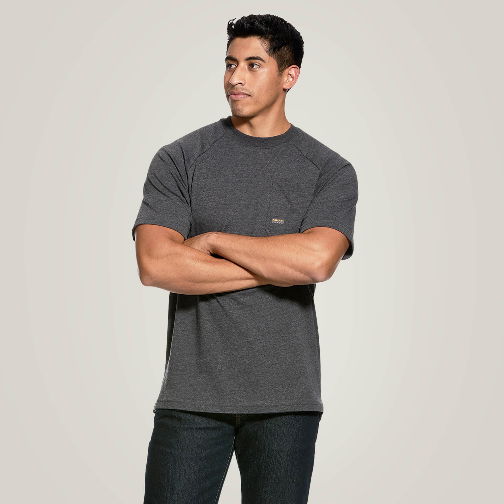 Rebar Cotton Strong T-Shirt - Charcoal Heather - Purpose-Built / Home of the Trades