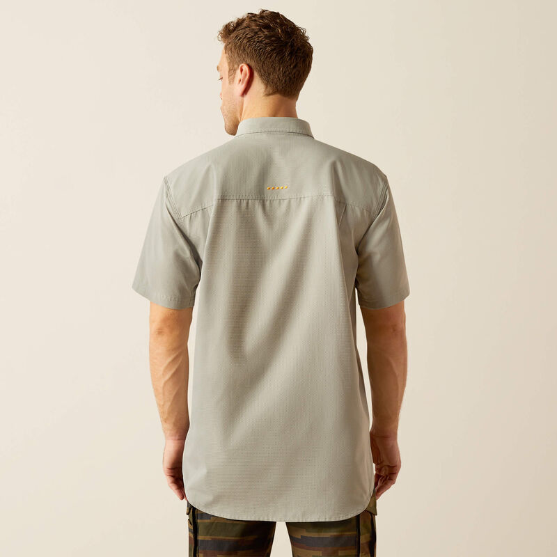 Rebar Made Tough 360 AirFlow Work Shirt, S/S Wild Dove