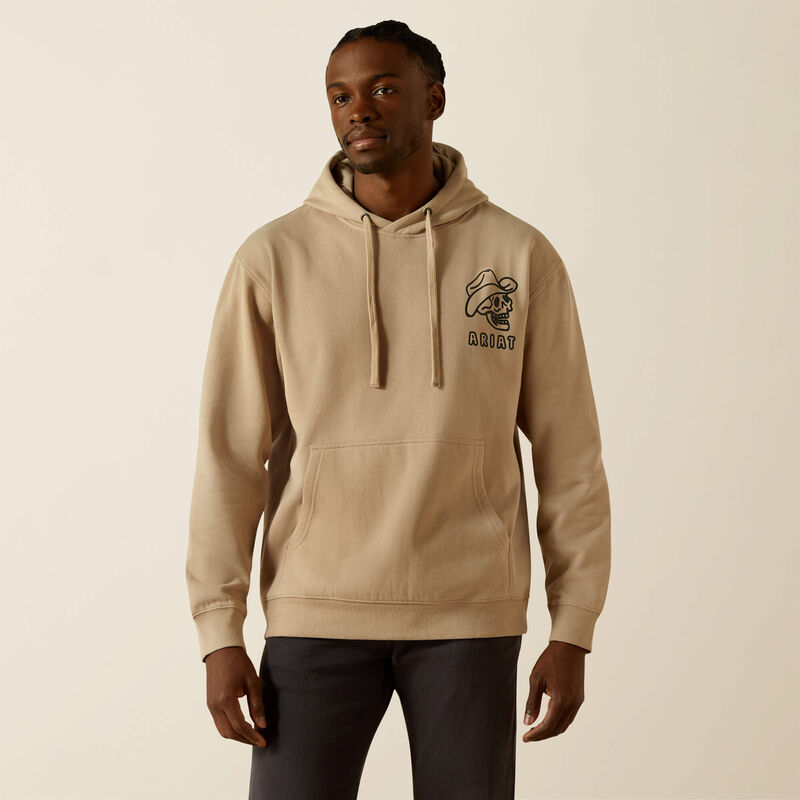 Ariat Drinking Buddies Hoodie- Beige
