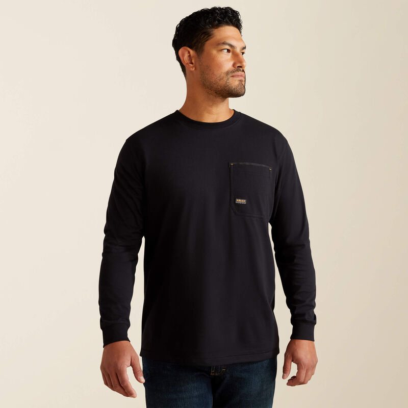 Workman Born For This L/S T-Shirt - Black