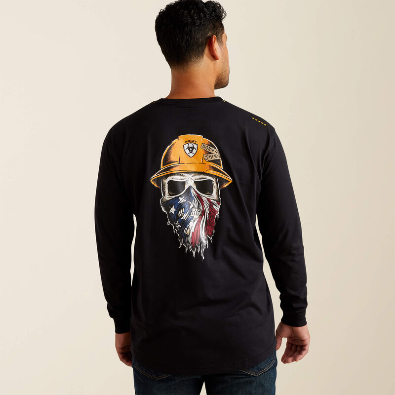 Workman Born For This L/S T-Shirt - Black