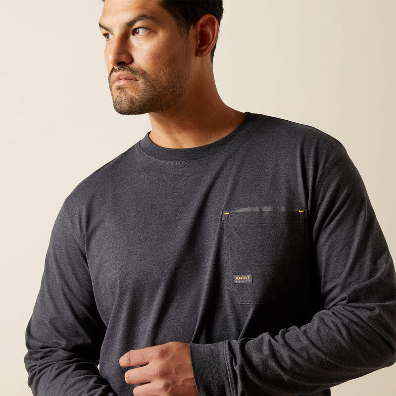 Workman Born For This T-Shirt - Charcoal Heather/Mexico