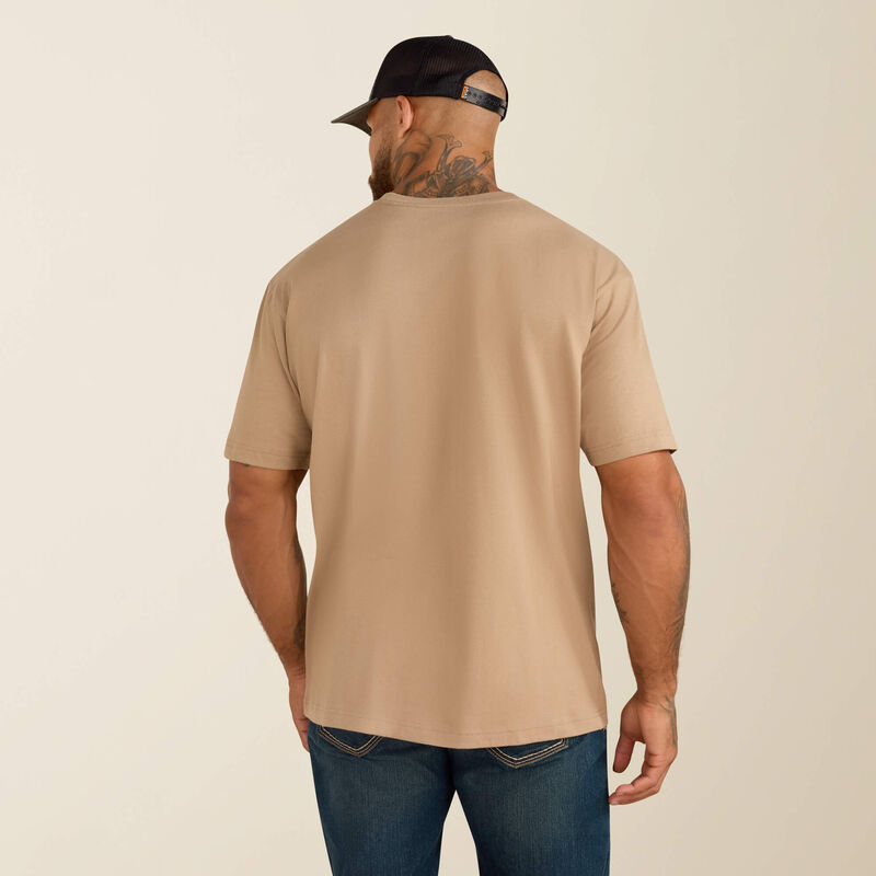 Cotton Strong Pocket T-Shirt SS- Greige