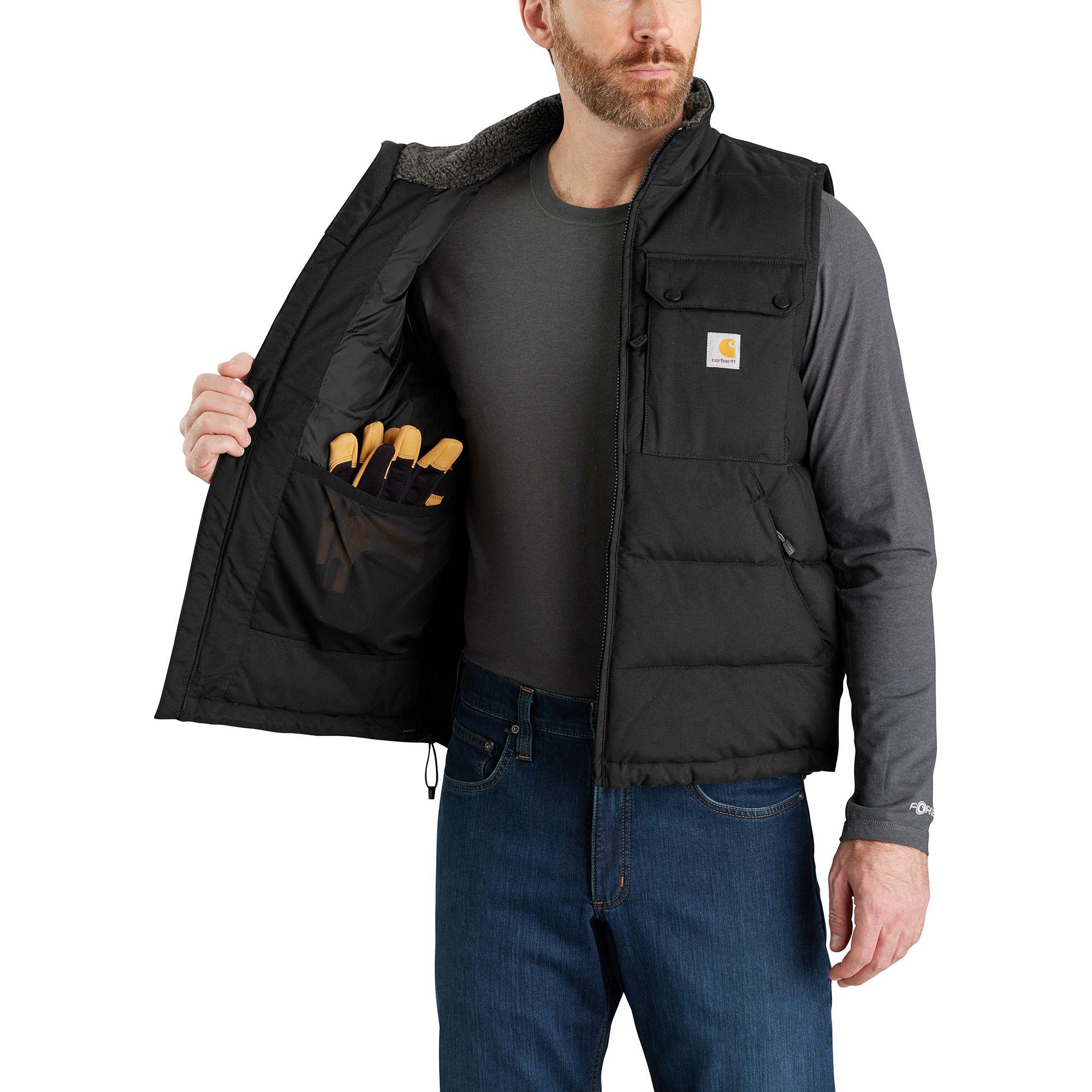 Men's Montana Loose Fit Insulated Vest - Black - Purpose-Built / Home of the Trades
