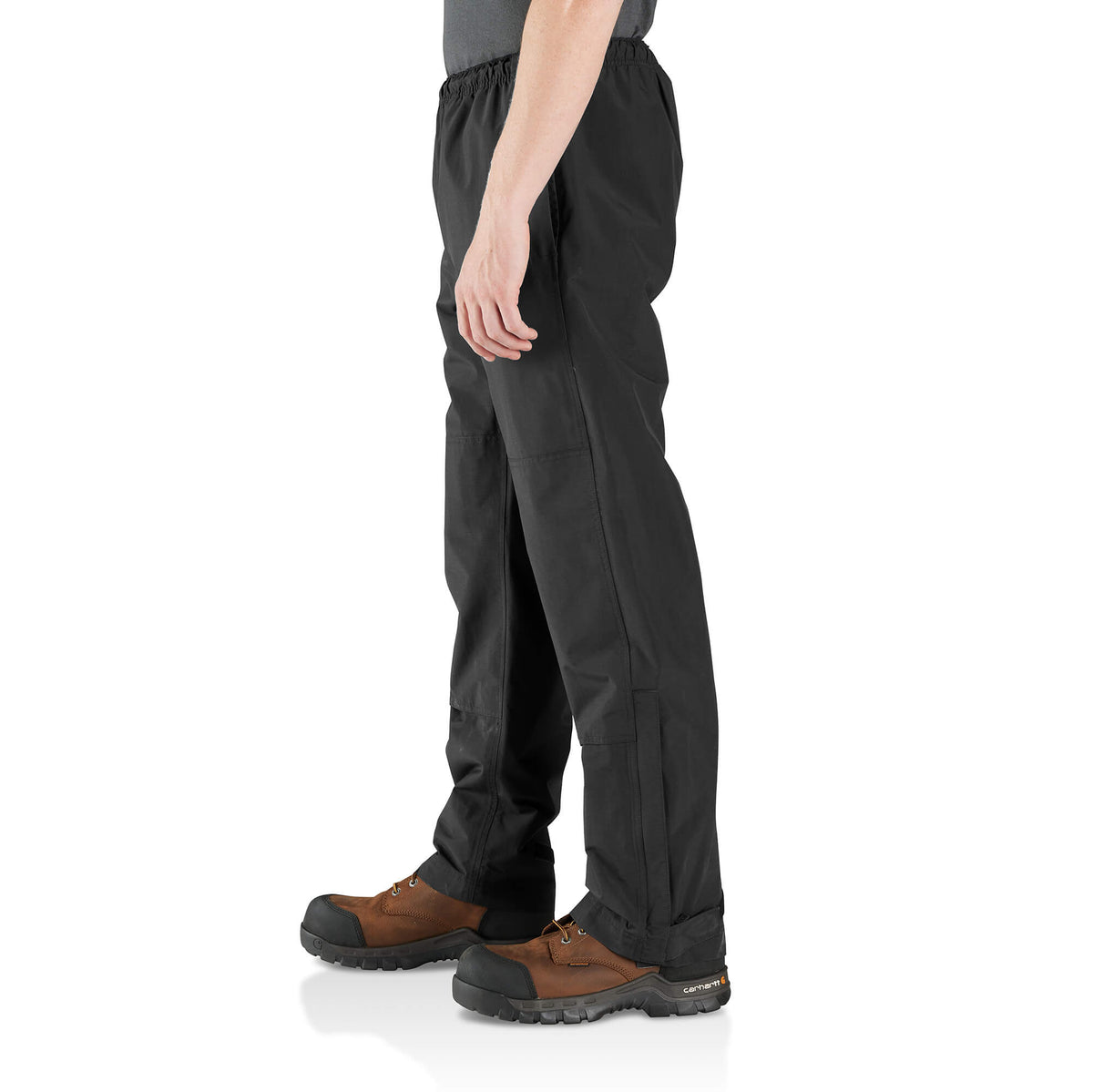 Storm Defender Relaxed Fit Light Weight Packable Rain Pant - Black