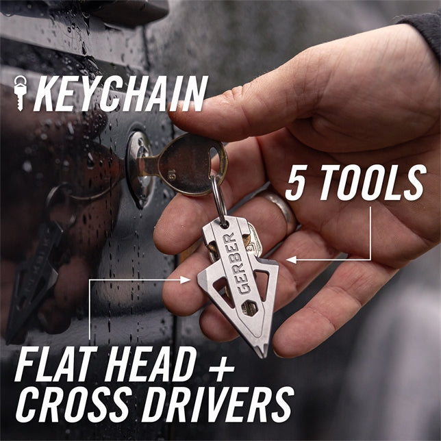 Broadhead Keychain Tool, Silver