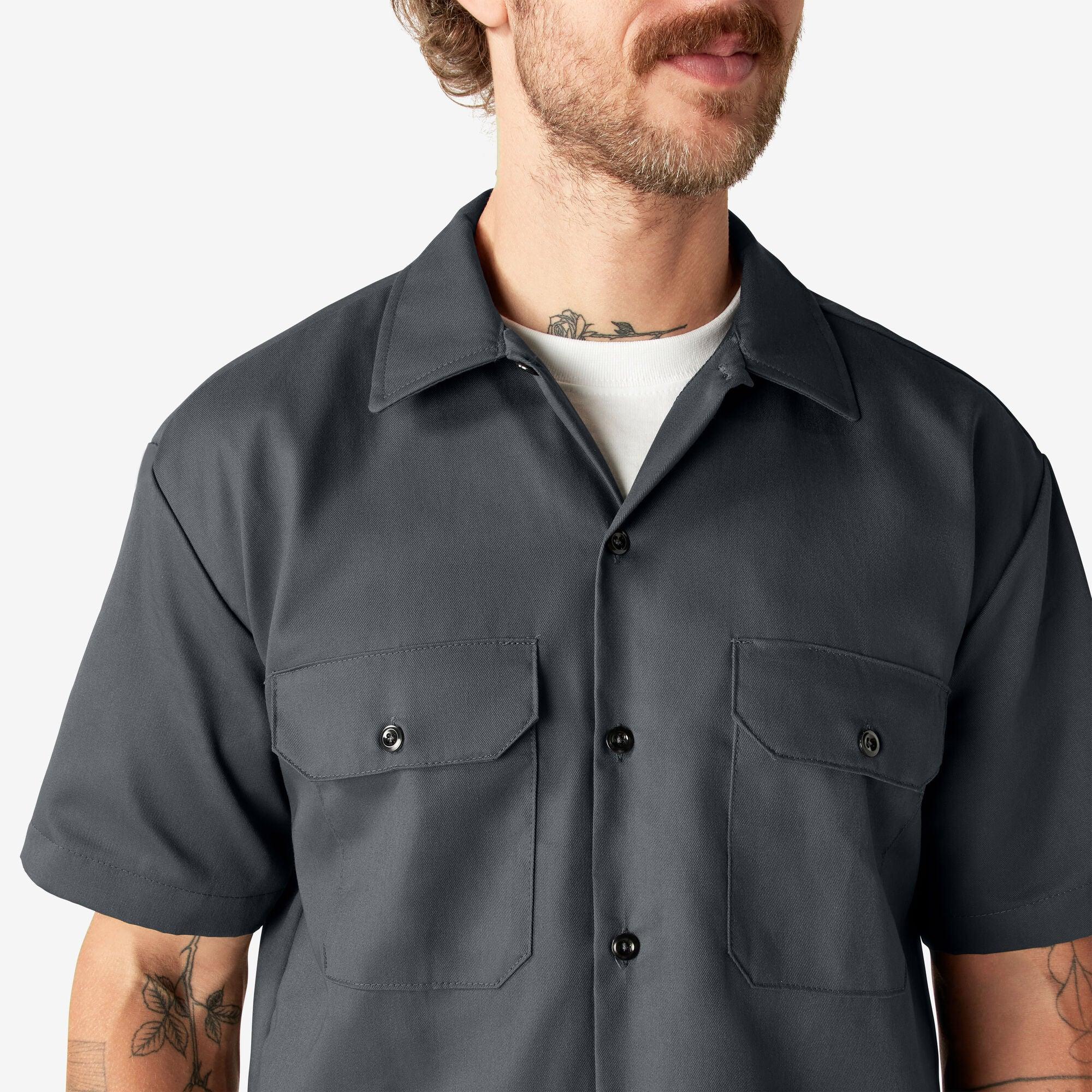 Short Sleeve Work Shirt, Charcoal Gray - Purpose-Built / Home of the Trades