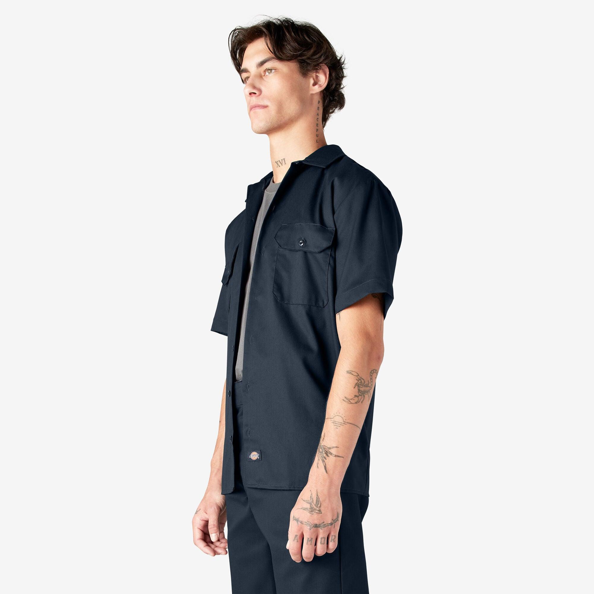 Short Sleeve Work Shirt, Dark Navy - Purpose-Built / Home of the Trades