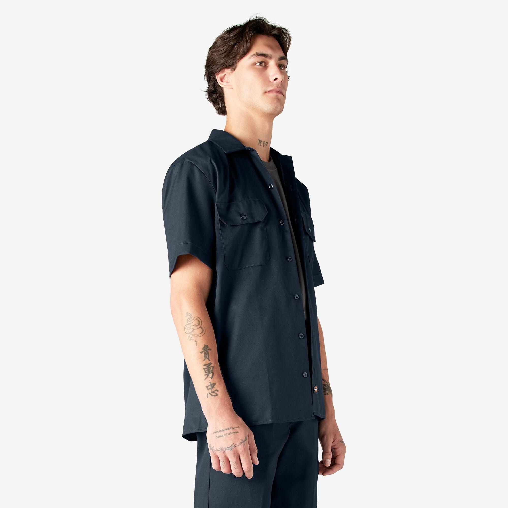 Short Sleeve Work Shirt, Dark Navy - Purpose-Built / Home of the Trades