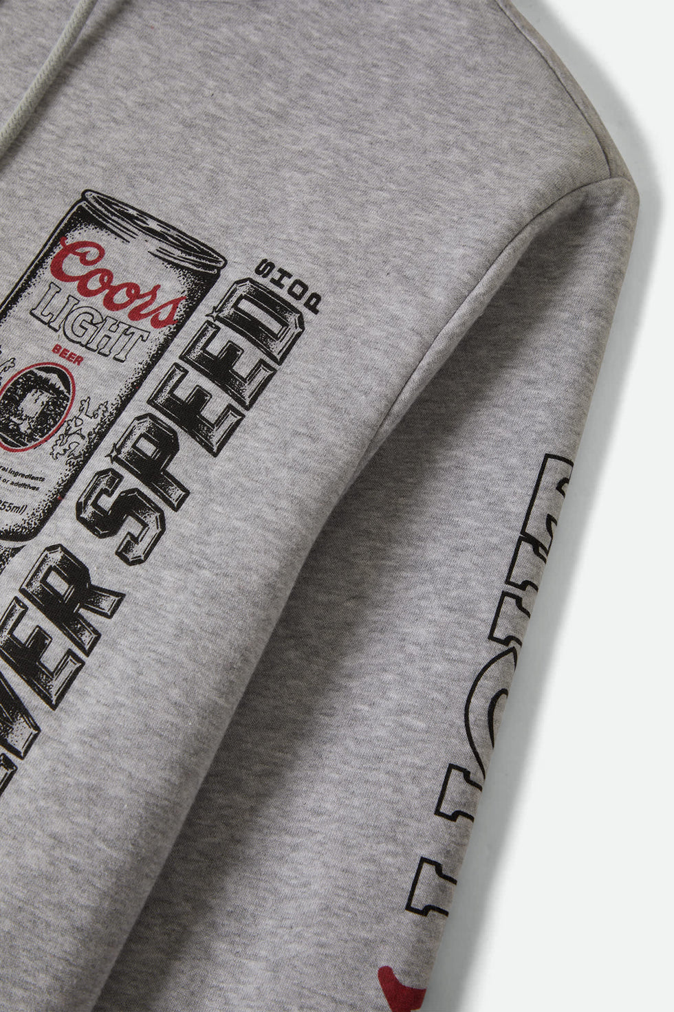 Coors Light Silver Speed Hoodie- Heather Grey