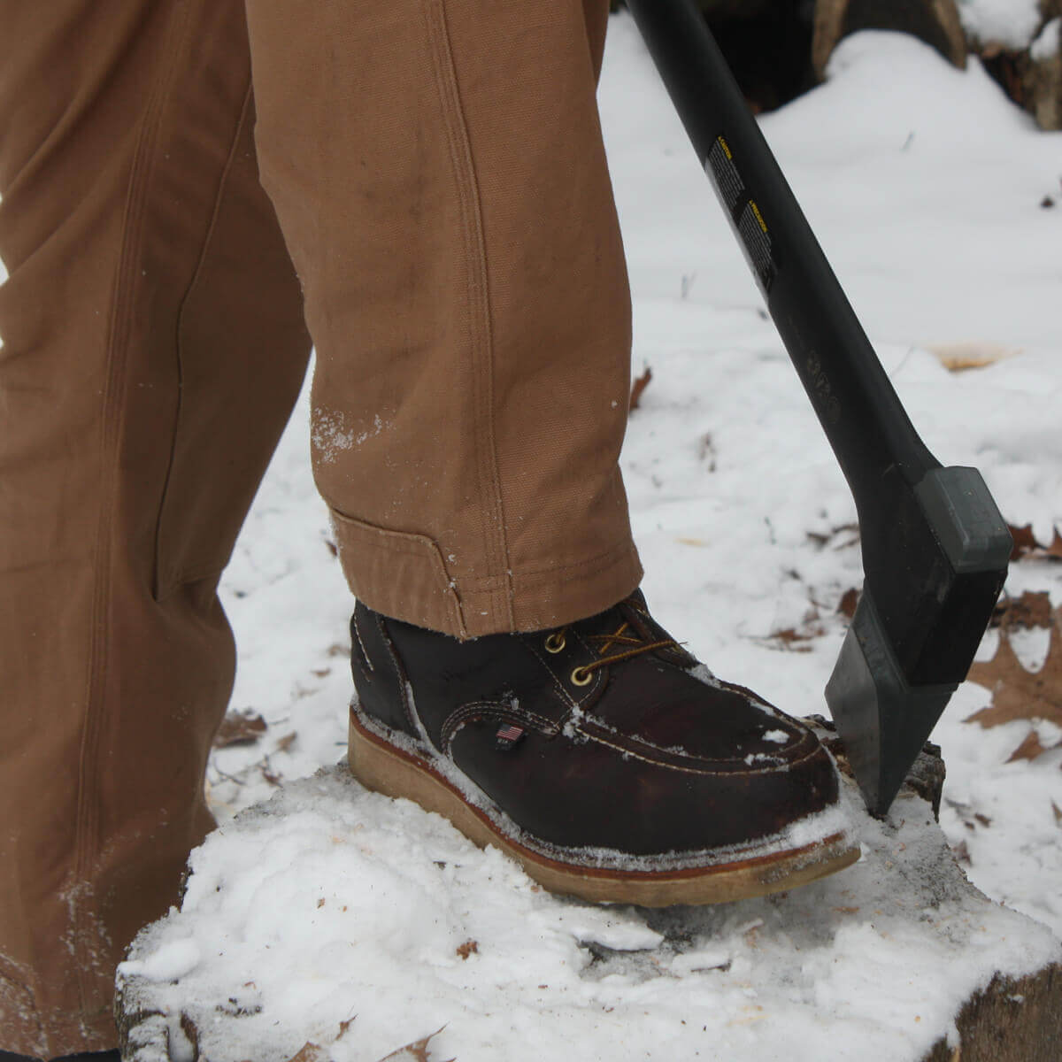 1957 SERIES – WATERPROOF – 8″ BRIAR PITSTOP SAFETY TOE – MOC TOE MAXWEAR WEDGE™ -  - 