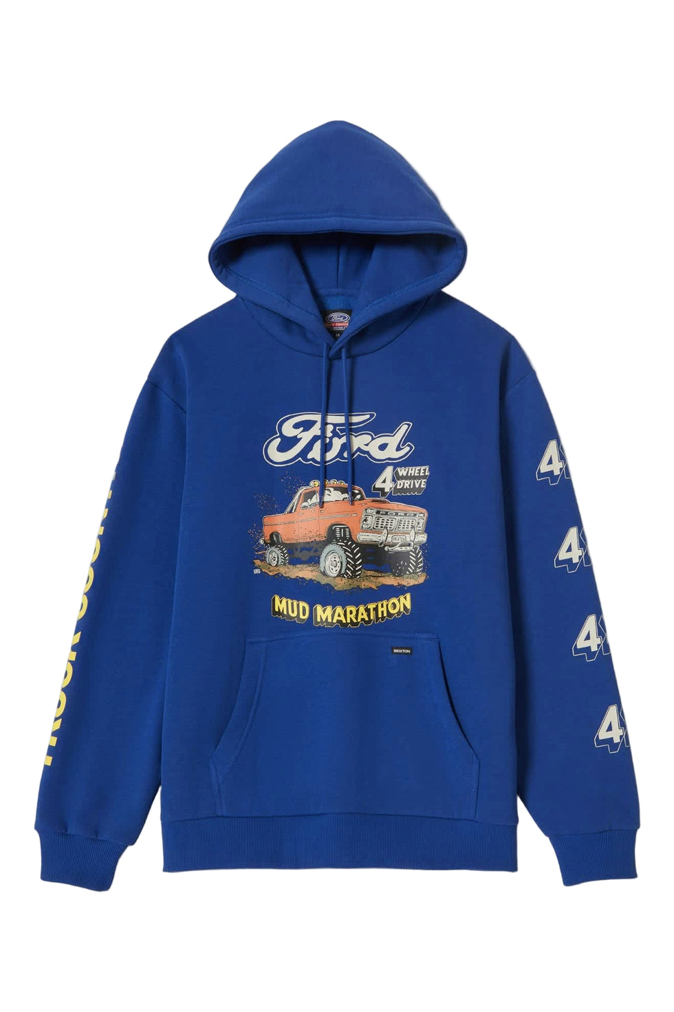 Ford Mud Marathon Relaxed Fleece Hoodie - Ford Blue