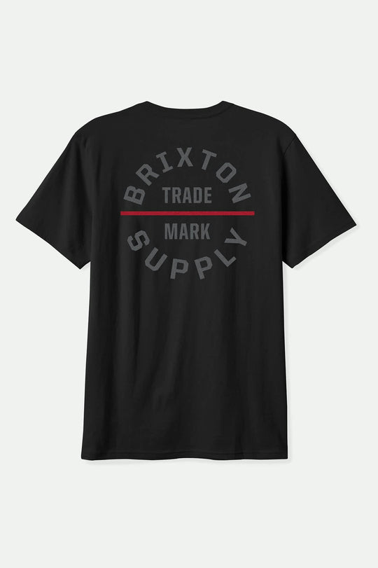 Oath V SS Standard Tee, Black/Charcoal/Dark Red