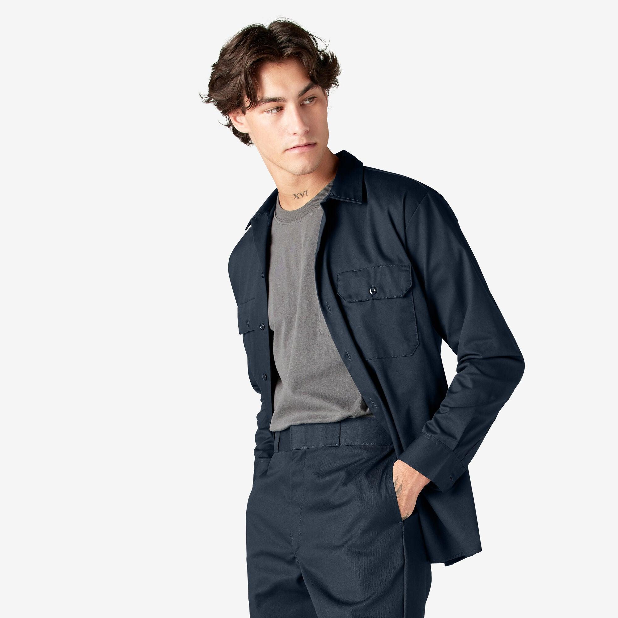 Long Sleeve Work Shirt, Dark Navy - Purpose-Built / Home of the Trades