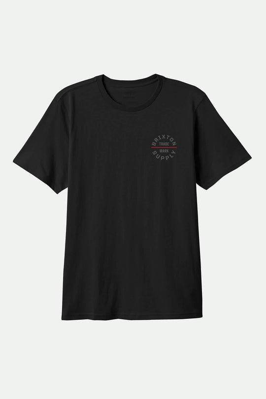 Oath V SS Standard Tee, Black/Charcoal/Dark Red
