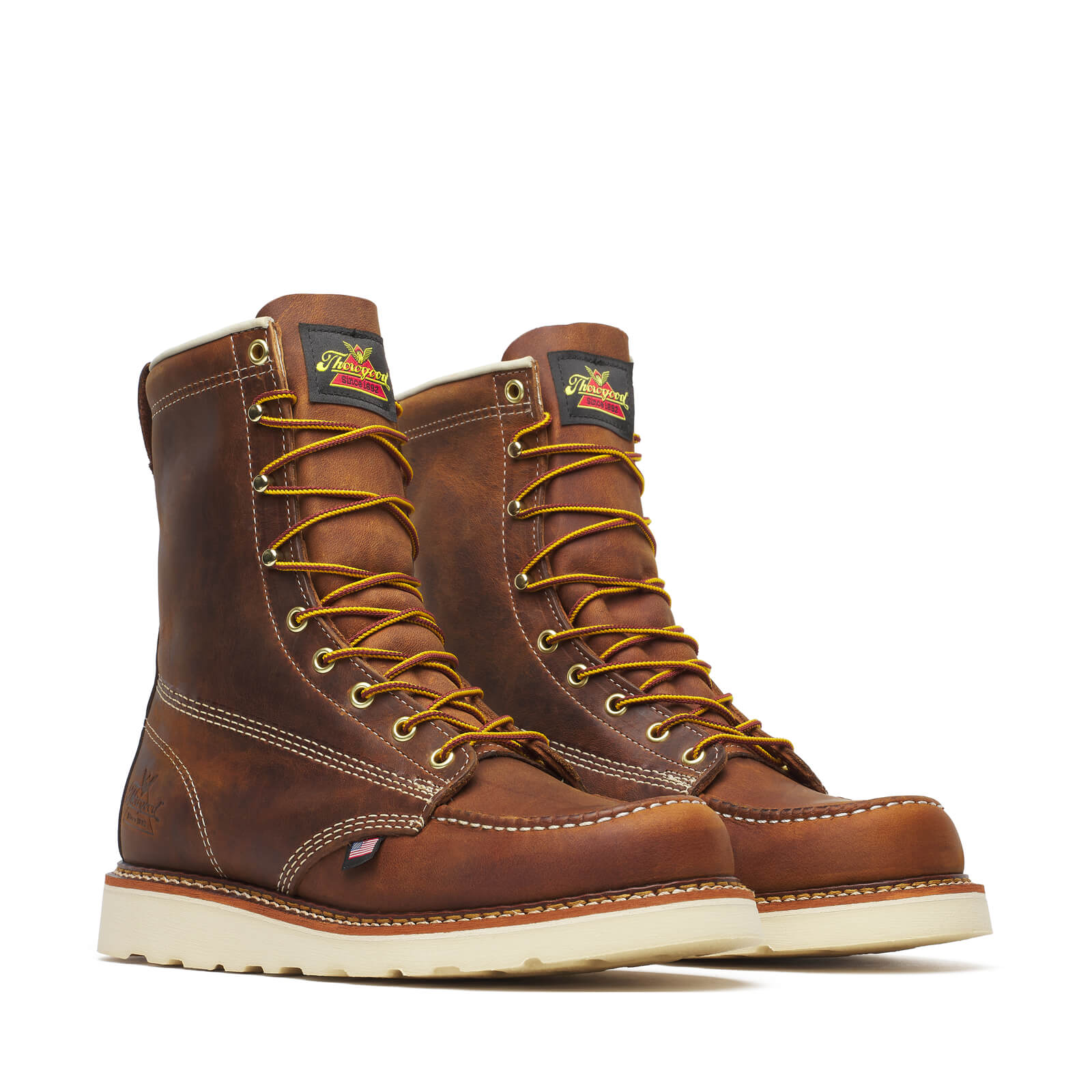 American Heritage – 8″ Trail Crazy Horse Moc Toe – MAXWear Wedge™ (Soft Toe)