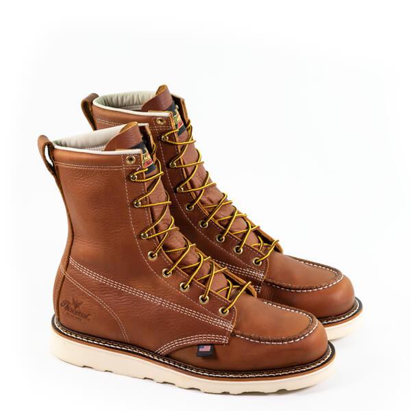 American Heritage Ã¢â‚¬â€œ 8Ã¢â‚¬Â³ Tobacco Moc Toe Ã¢â‚¬â€œ MAXwear Wedge (Soft Toe) - Purpose-Built / Home of the Trades
