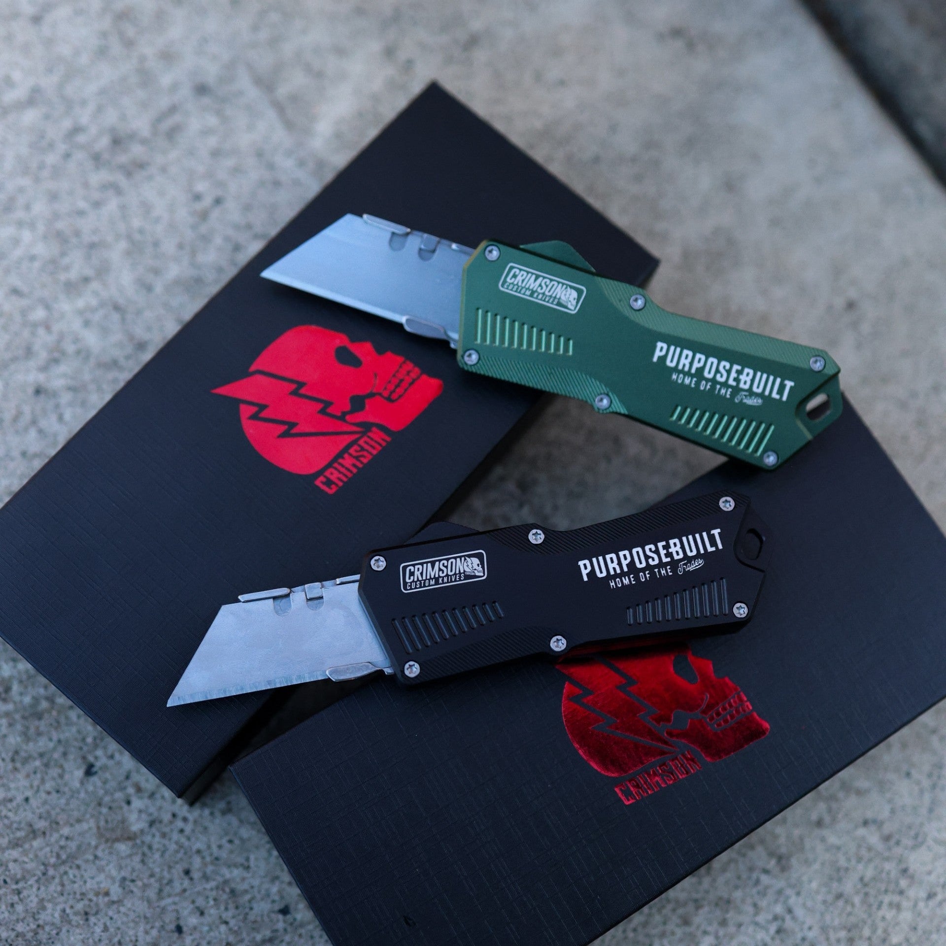Crimson x Purpose-Built - FTW Auto Utility Blade // Green