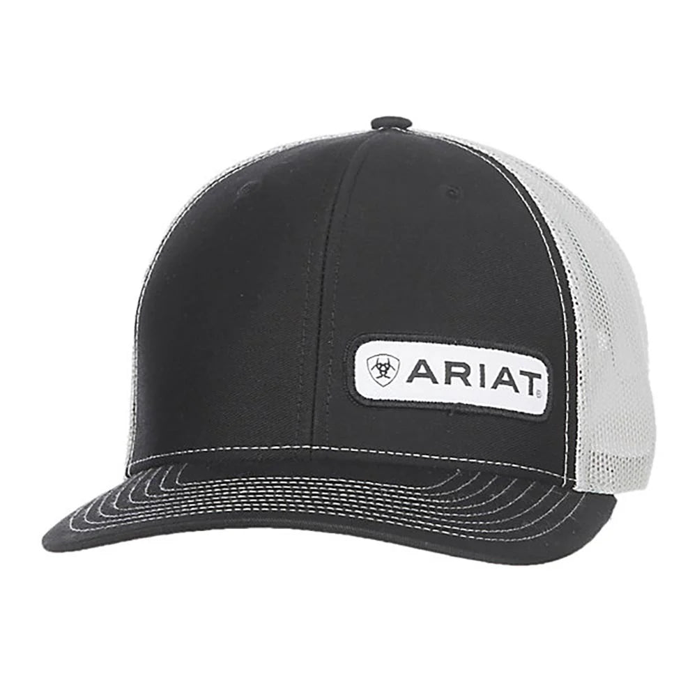 Ariat Mens Offset Patch Cap - Black