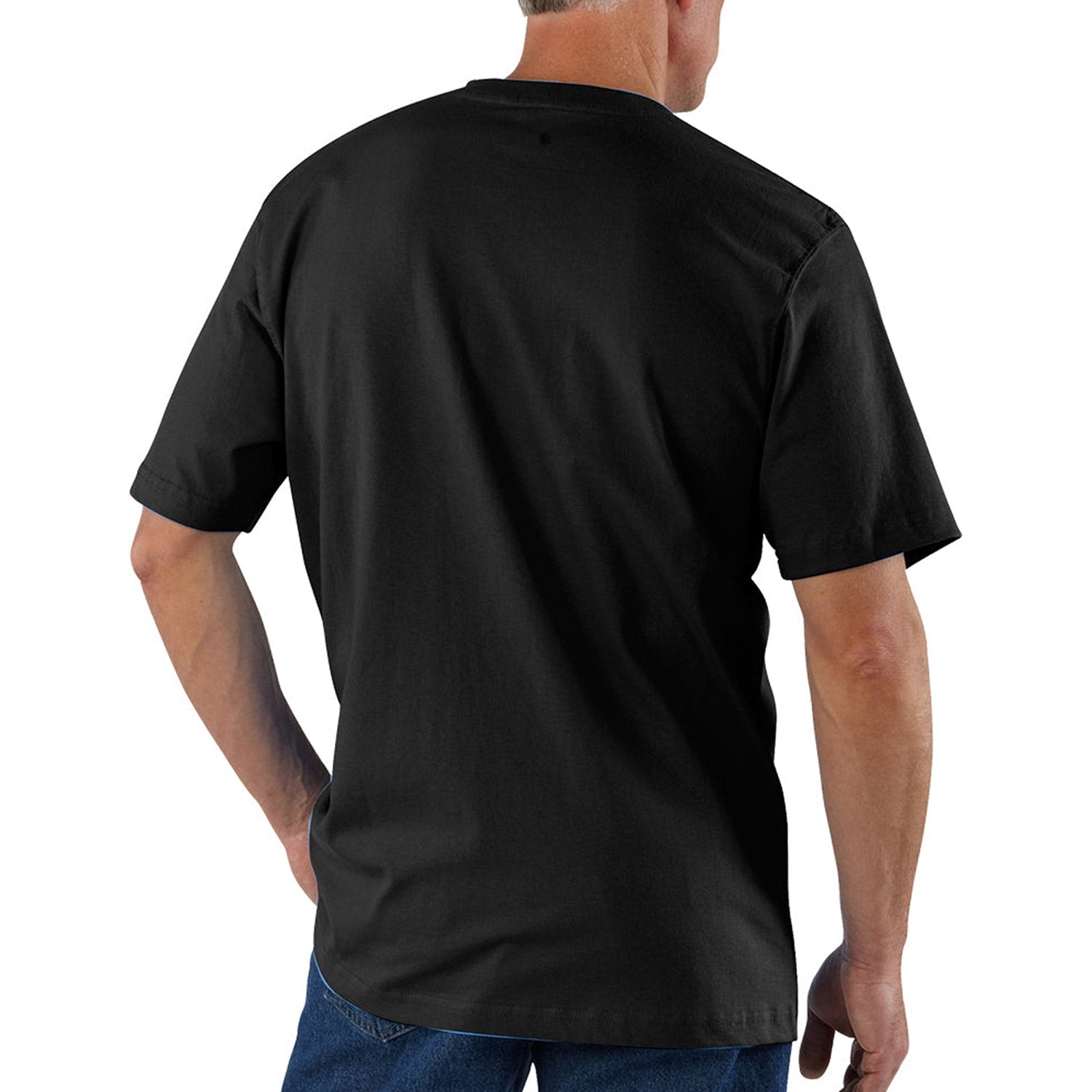 K87 - Loose Fit Heavyweight Pocket Tee, Black