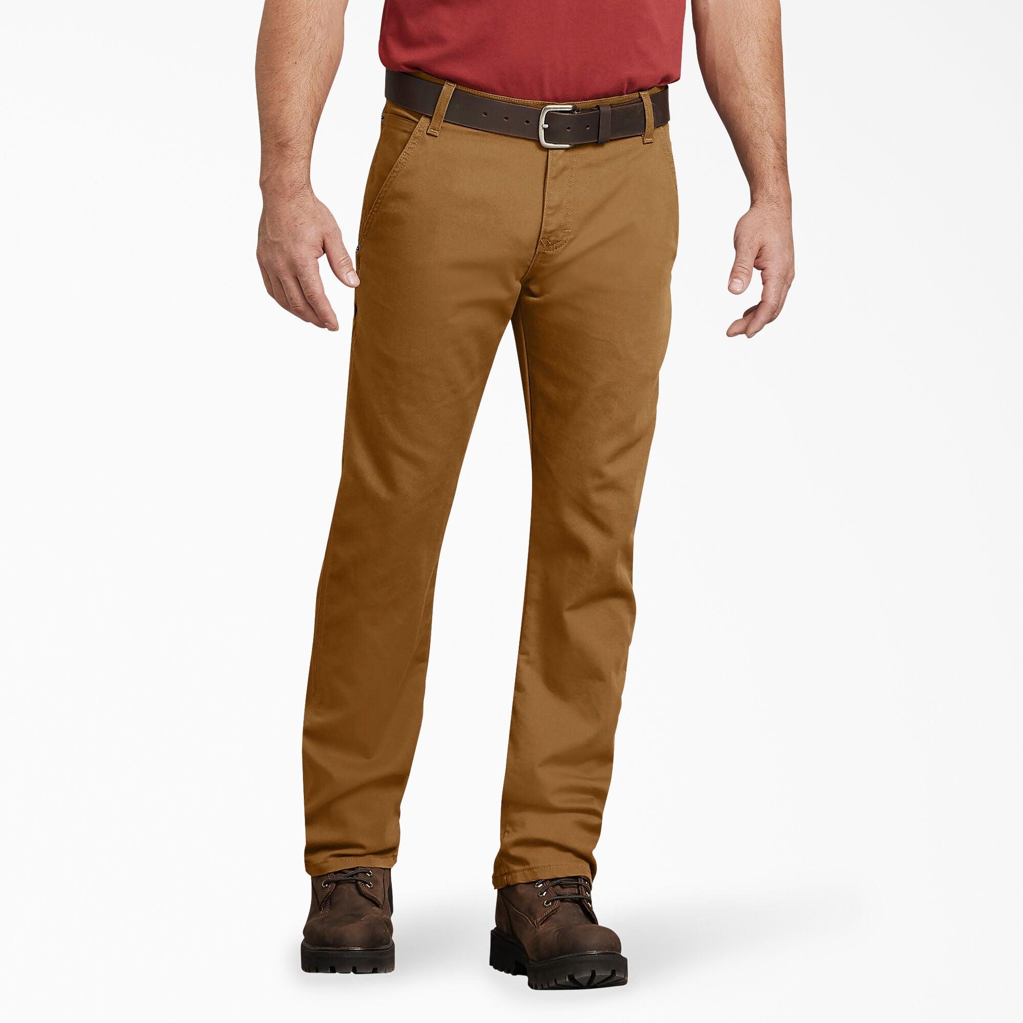 FLEX Regular Fit Duck Carpenter Pants, Stonewashed Brown Duck - Purpose-Built / Home of the Trades