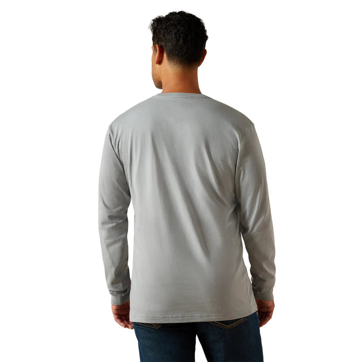 Cotton Strong Standard Logo Pocket L/S T-Shirt - Monument/HighRise