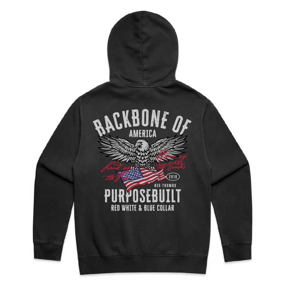 American Eagle Hoodie, Black