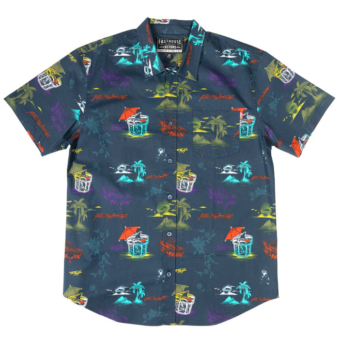 Hideout SS Button-Up - Indigo