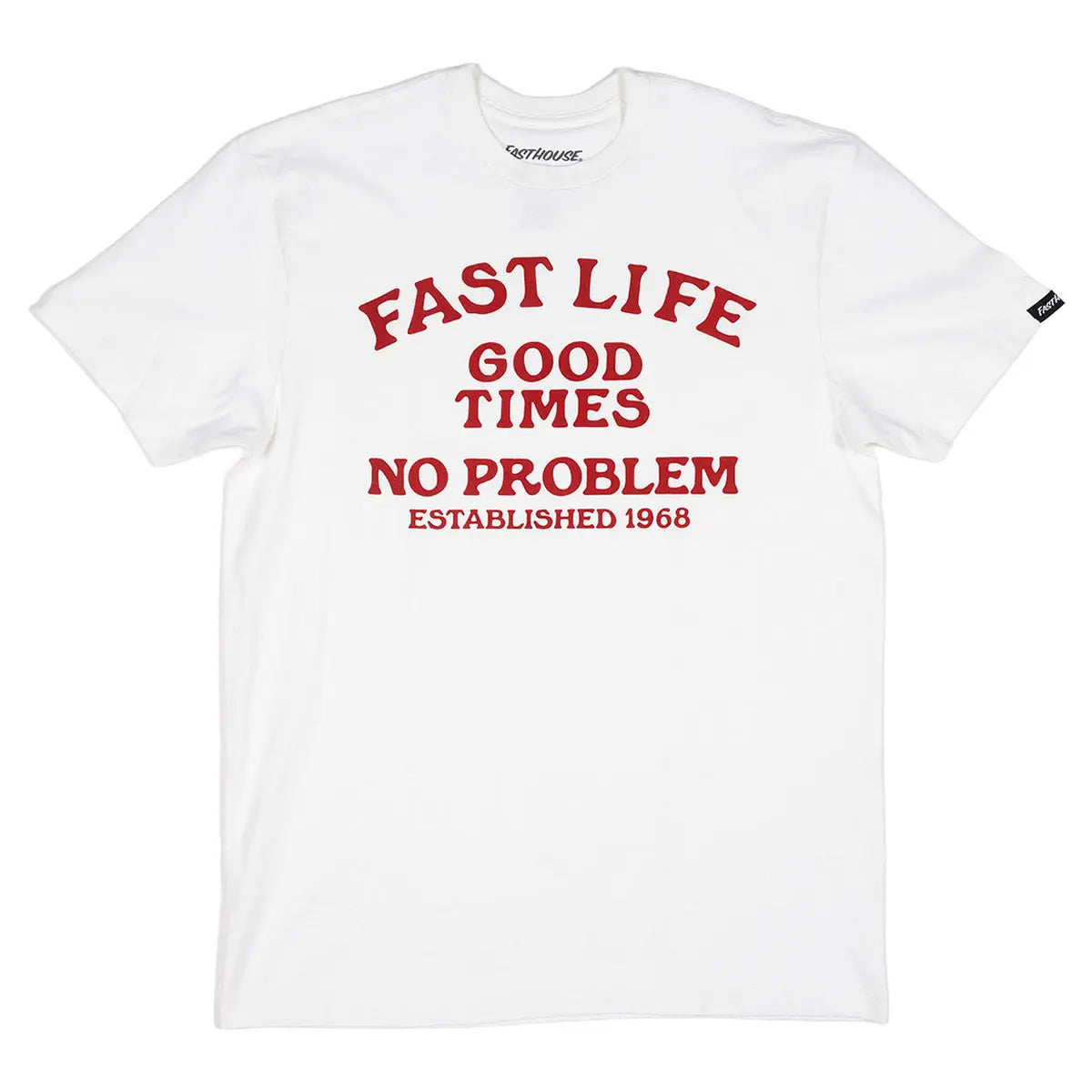 No Problem SS Tee - White