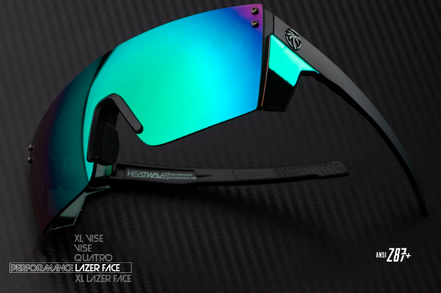 Performance Lazerface Matte Black - Piff Lens Polarized