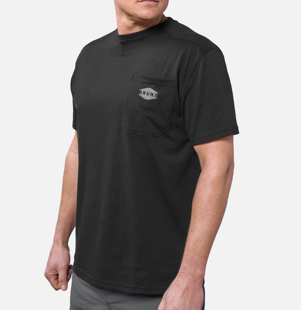 The BRUNT SS Pocket Tee- Black