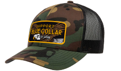 SBC Barricade Eagle Curved Bill Snapback Hat - Camo